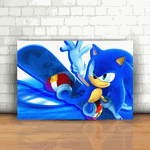 Placa Decorativa - Sonic 2 hedgehog