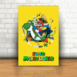 Placa Decorativa - Super Mario World