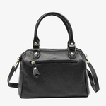 Bolsa Feminina Couro Legítimo com Alça Transversal cor Preto - 8600P