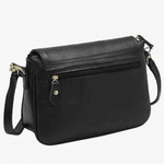 Bolsa Feminina de Couro Legítimo com Alça Transversal cor Preto - 8601P