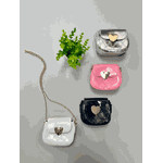 Bolsa Infantil Coração Dourado