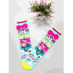 Meia Divertida Infantil de Ursinho