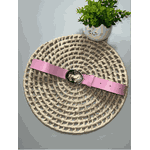 Cinto Fivela Cavalo Rosa