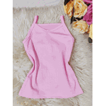 Blusa Feminina Regata Rosa Bebe