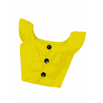 Cropped de Botão Amarela