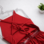 Vestido Mullet Vermelho