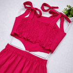  Vestido Recorte Pink