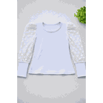 Blusa Manga Tule Branco