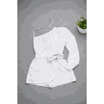 Macaquinho Nula Manga Branco