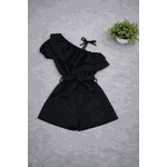 Macaquinho Babado Preto