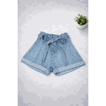 Short Infantil jeans clochard