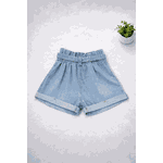 Short Infantil jeans clochard