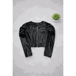 Jaqueta Courino Manga Bufante