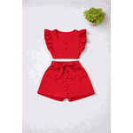 Conjunto Viscolinho Vermelho