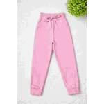 Calça jogger infantil Bengaline Rosa Bebe 