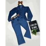 Conjunto Camisa + Calça Flare Boiadeira 