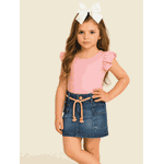 Conjunto Body Verão + Saia cargo Tati 