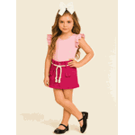 Conjunto Body Verão + Saia cargo Tati 