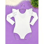 Body Manga Longa Branca