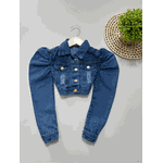 Jaqueta Jeans Cropped Infantil
