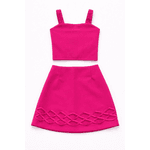 Conjunto Juvenil Natalino Pink
