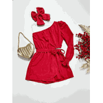 Macaquinho Nula Manga Vermelho