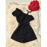 Macaquinho Babado Preto