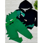 Conjunto Moletom Dino Preto