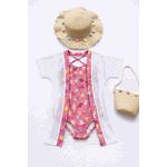 Biquíni Maiô infantil com saída de Praia