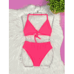 Biquini Infantil Rosa Neon