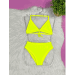 Biquini Infantil Verde Neon