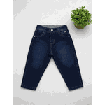 Calça Jeans Escuro infantil Menina Jeans Premium Modelo Mom 