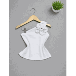 Blusa de Flor Branca