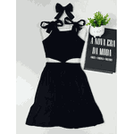 Vestido Recorte Preto