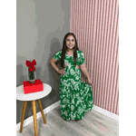 Vestido Juvenil Verde