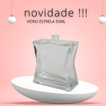 Vidro Recrave 15mm perfumes Estrela 50ml