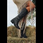 Bota Feminina Texana Cano Alto Country Rodeio