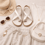 Sandalia Papete Flat Feminina Tiras Luxo Tendencia Moda