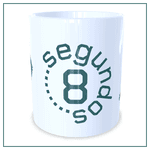 Caneca 8 Segundos Branca