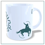 Caneca 8 Segundos Branca