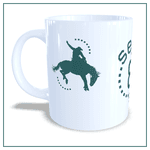 Caneca 8 Segundos Branca