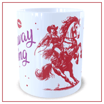 Caneca Breakaway Roping Branca