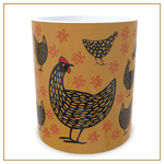 Caneca Galinha d'Angola Amarela