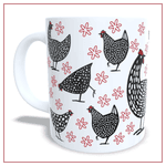 Kit - 6 Canecas Coleção Animais Brancas