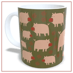 Kit - 6 Canecas Coleção Animais Coloridas