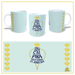 Caneca Nossa Senhora Aparecida Azul Claro