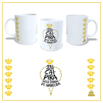Caneca Nossa Senhora Aparecida Branca