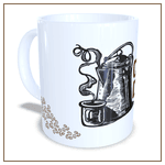 Caneca "Qué Café?" Branca