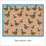 Kit - 6 Jogos Americano Coleção Animais