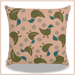 Capa de Almofada Patos Rosa - Decoração Rústica Country | João Rural 